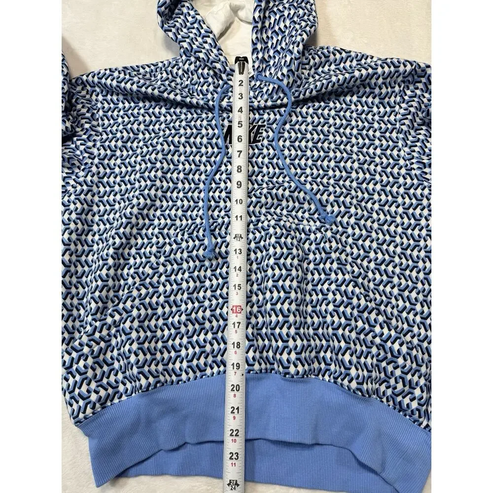 Nike Sportswear Blue& White Phoenix Fleece x Nike United Oversized Hoodie XS